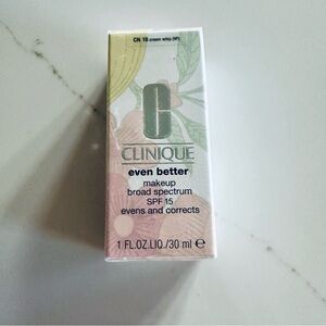 NIB Sealed Clinique Even Better Makeup Broad Spectrum SPF 15 Cream Whip CN 18